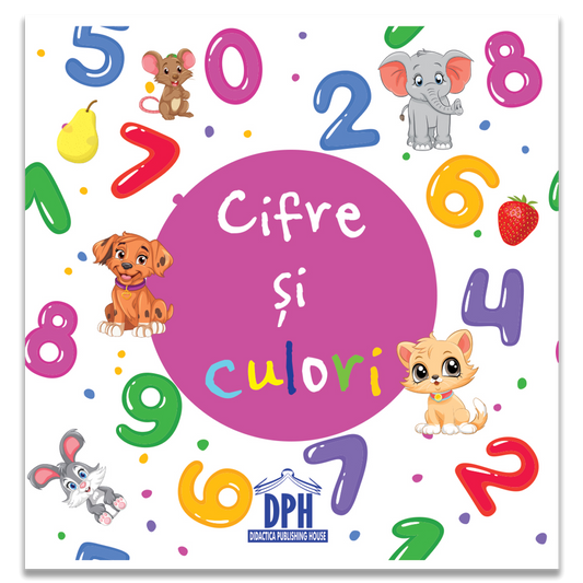 Cifre si culori - carte pliata